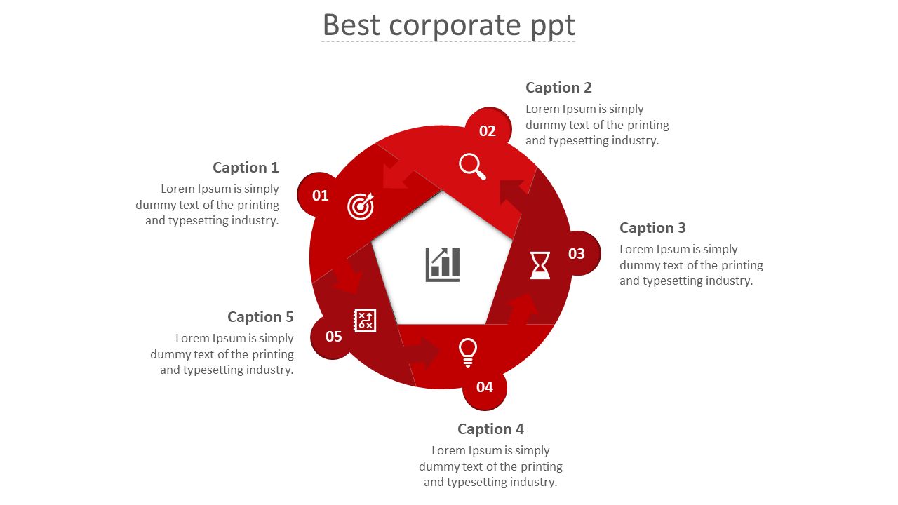 best corporate ppt-red